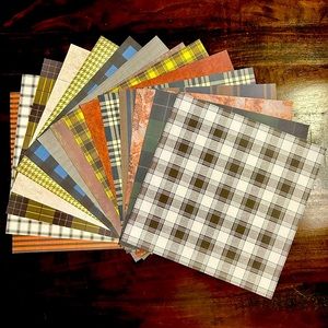 Fall Scrapbook Paper! Beautiful Autumn Colors! 12x12”